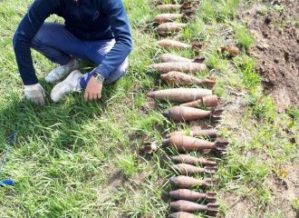 Астраханские поисковики на раскопках в Волгограде